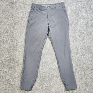 Primo Pants Mens 32 Regular Gray Stretch Jogger Zip Hem Cuffed Casual Travel‎